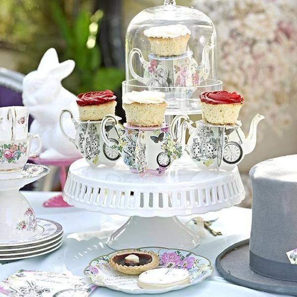 6 Alice in Wonderland Teapot Cake Stands