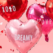 6 Customisable Valentines Day Heart Balloons