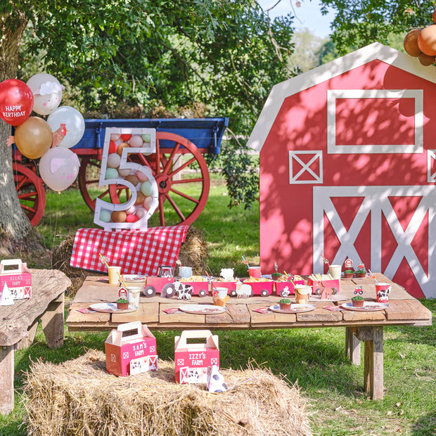 Farm Tractor Treat Stand