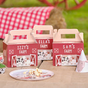 5 Personalised Farm Animal Party Bags