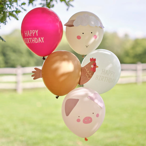 Farm Animal Party Balloons