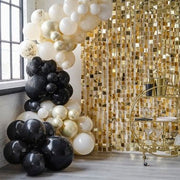 Black Nude Gold Balloon Arch Garland Kit