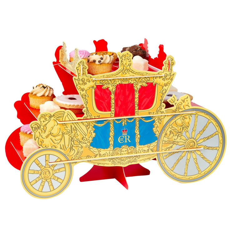 Kings Coronation Carriage Cake Stand