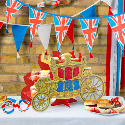 Kings Coronation Carriage Cake Stand