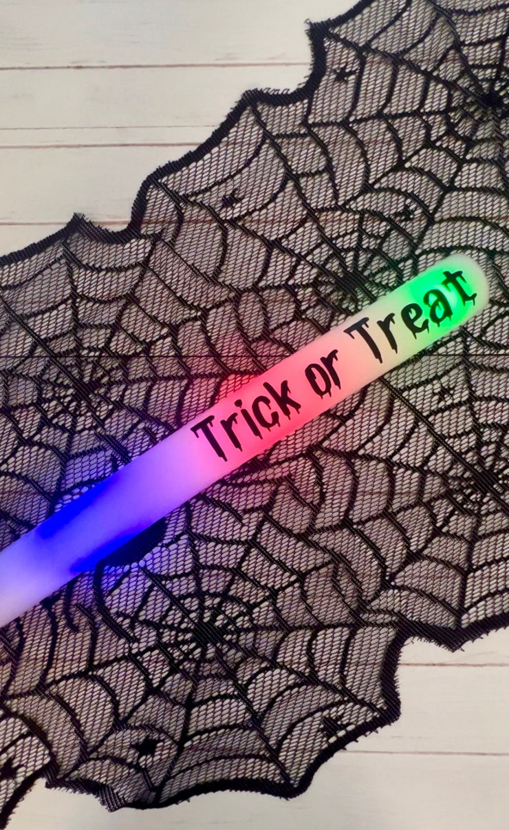 Halloween Glow Stick and Glow in the Dark Cup Tumbler Bundle