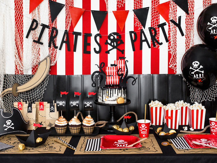 6 Pirate Party Plates